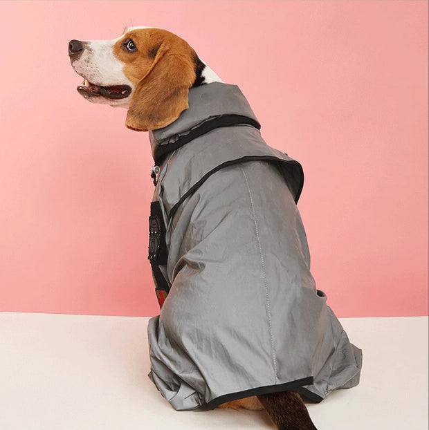 Outdoor Dog Raincoat Reflective Waterproof Jacket - Sentipet