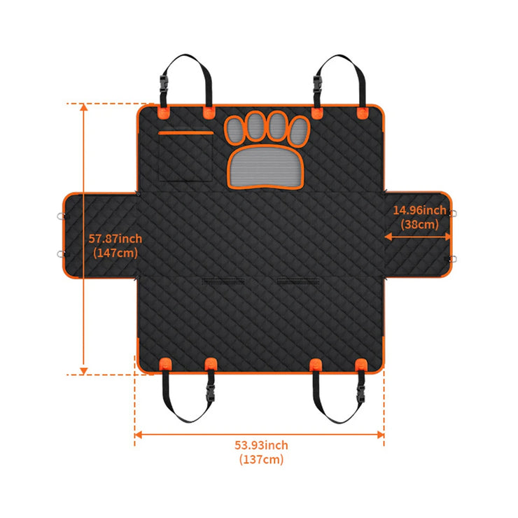 Doggy Cover™ - Hamaca impermeable para asiento de coche, alfombrilla de viaje para perros