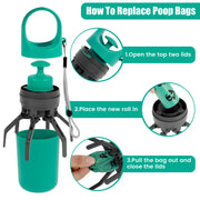 Pet Waste Cleaner with Built-In Bag Dispenser - Sentipet