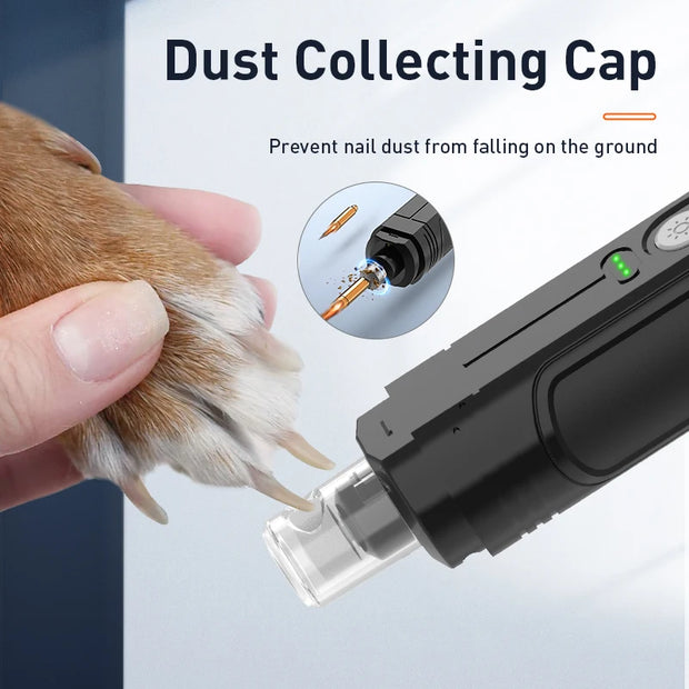 Electric Pet Nail Grinder - Professional Grooming Tool for Cats & Dogs - Sentipet